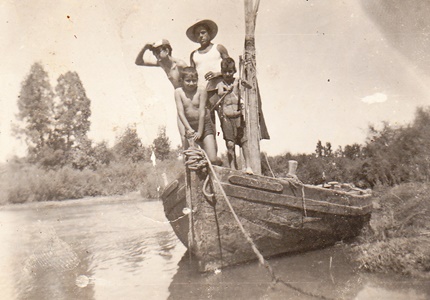 Barcas Areneras en el río Genil