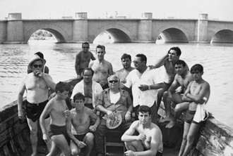 extracción de árido del río Genil