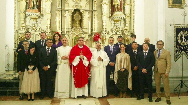 toma de posesión de la nueva Junta de Gobierno de la Hermandad de Nuestro Padre Jesús Sin Soga