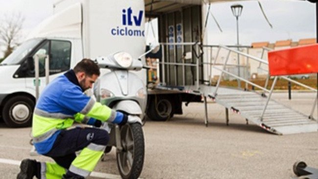 unidad móvil de ciclomotores