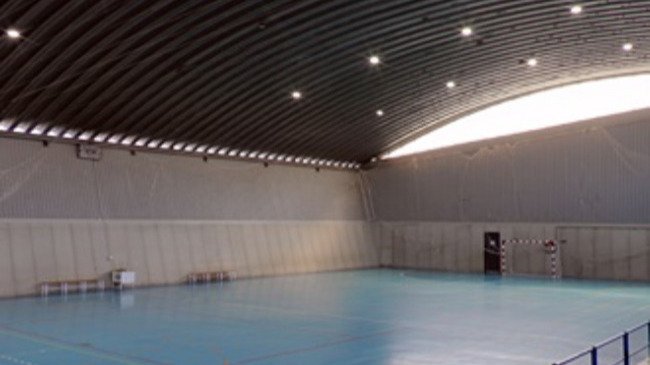 pabellón polideportivo de la localidad sevillana de Cañada Rosal