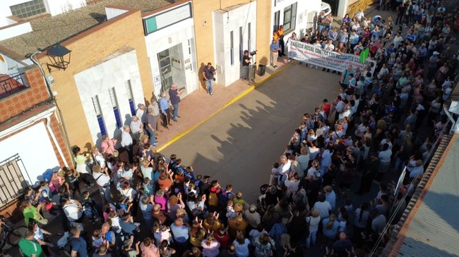 concentración sanitaria en cañada rosal