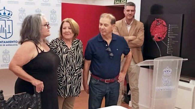 visita de Kelly Marshall a Fuentes de Andalucía