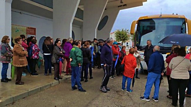 concentración estación autobuses