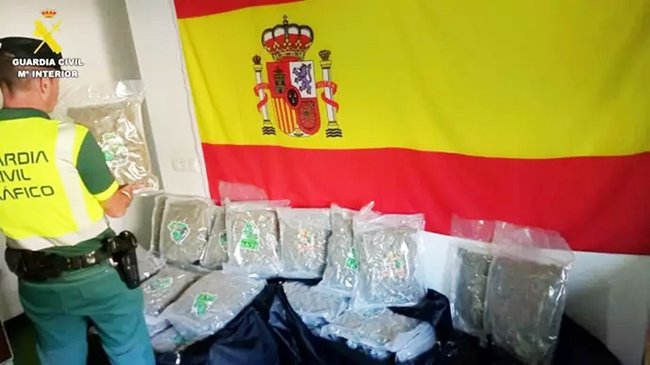 84 kilos de marihuana
