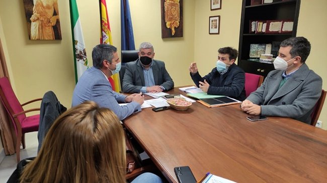 reunión alcaldes de la comarca