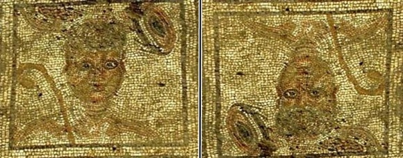 MOSAICO DE DOBLE CARA.