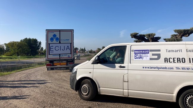 ayuda de la población de Écija al pueblo valenciano