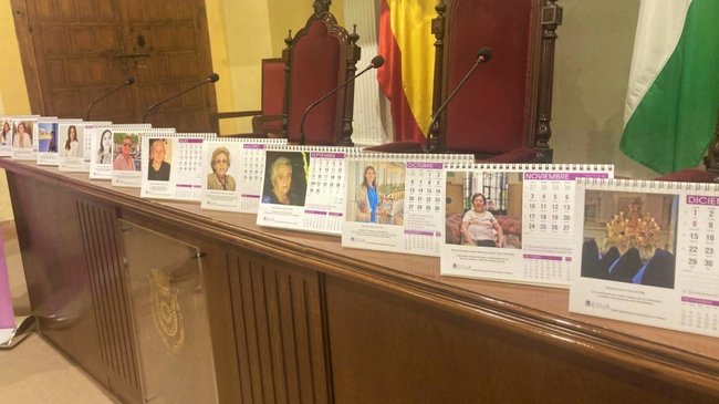 Presentado el calendario de mujeres de Écija 2025