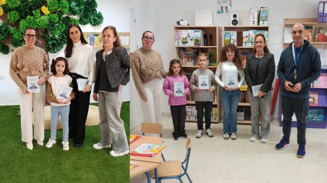 ganadores del primer concurso de relatos cortos infantiles “Torre de Letras”.