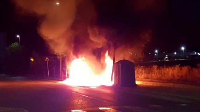 incendios de contenedores