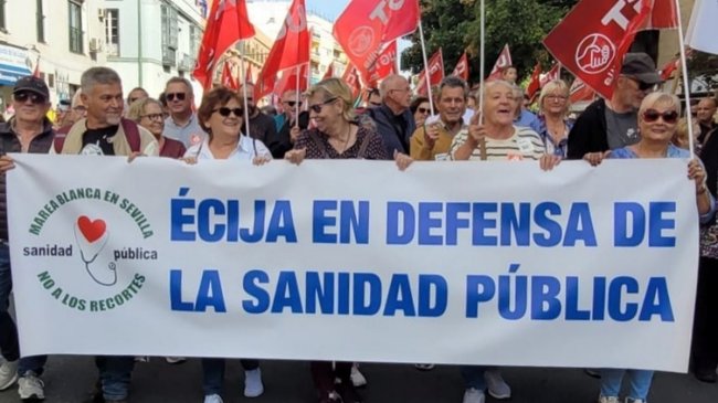 concentración por la sanidad