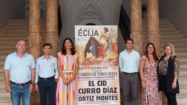cartel taurino de la Real Feria de Écija 2024