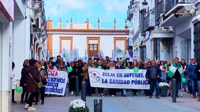 proyesta Marea Blanca de Écija