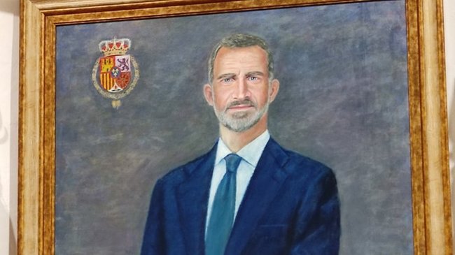 nueva pintura del Rey Felipe VI