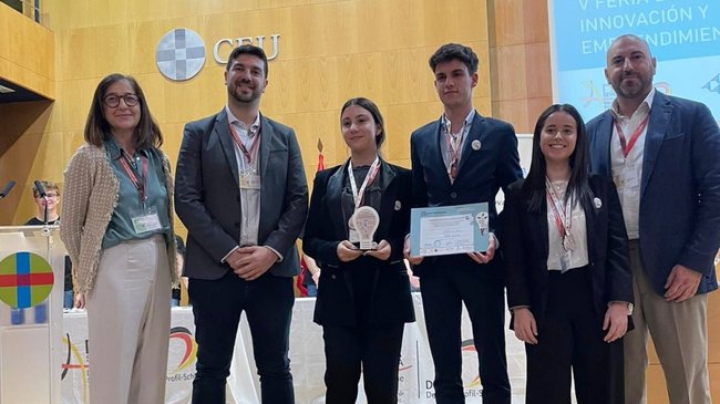 primer premio de la final andaluza del concurso miniempresas