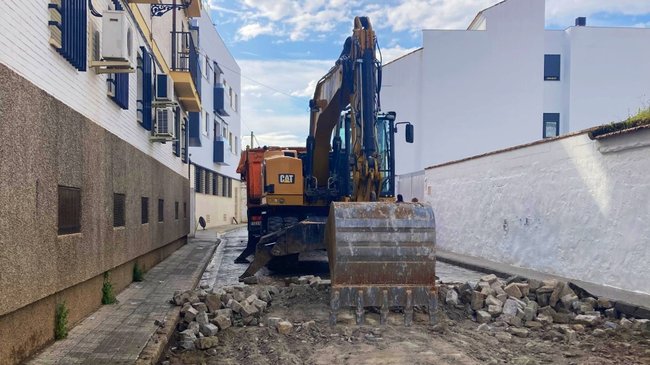 obras de pavimentación correspondientes a la segunda fase del plan PFEA