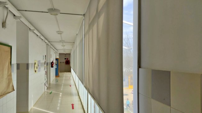 aislantes térmicos en el CEIP Pedro Garfias