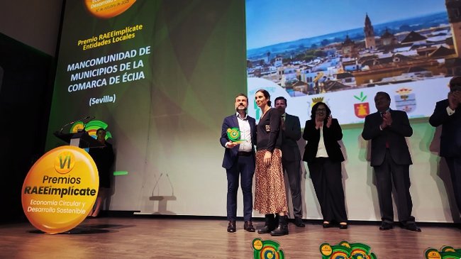 Premiada la gestión de los residuos eléctricos de la Mancomunidad de Municipios de Écija