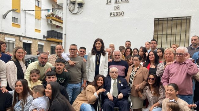 calle dedicada a Pablo Reyes Pavón